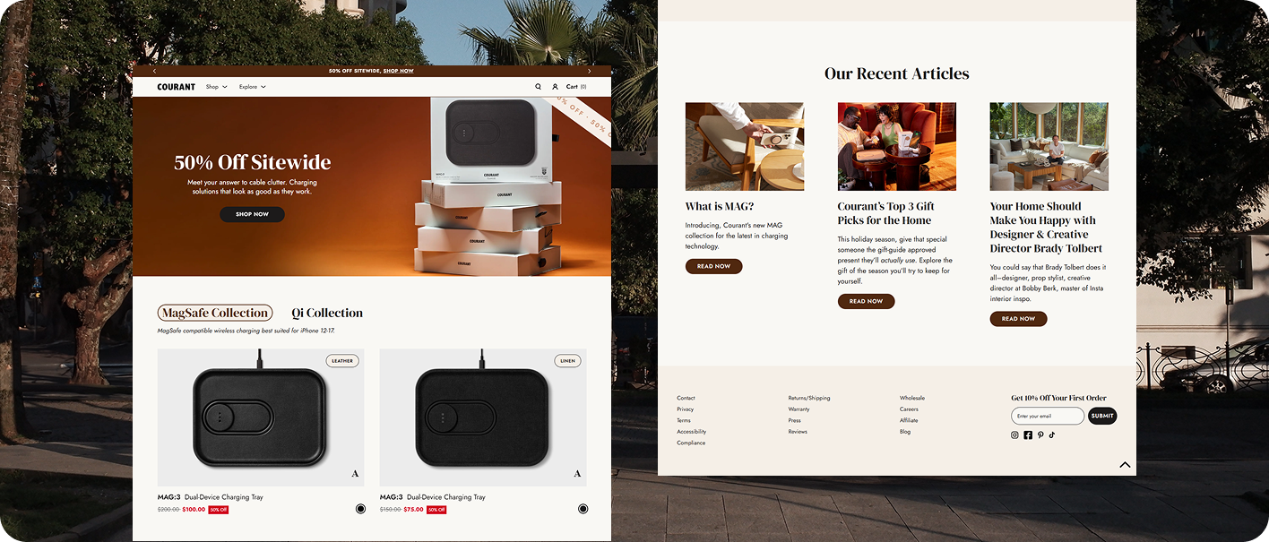 Courant — project imagery