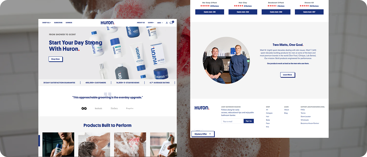 Huron — project imagery